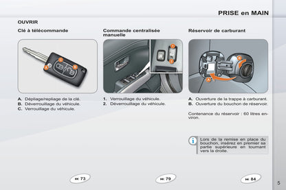 2011-2012 Peugeot 4007 Owner's Manual | French