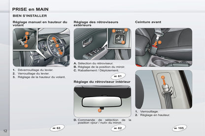 2011-2012 Peugeot 4007 Owner's Manual | French