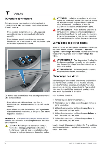 2020 Tesla Model 3 Owner's Manual | French