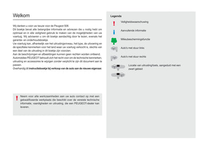 2021-2023 Peugeot 508 Owner's Manual | Dutch