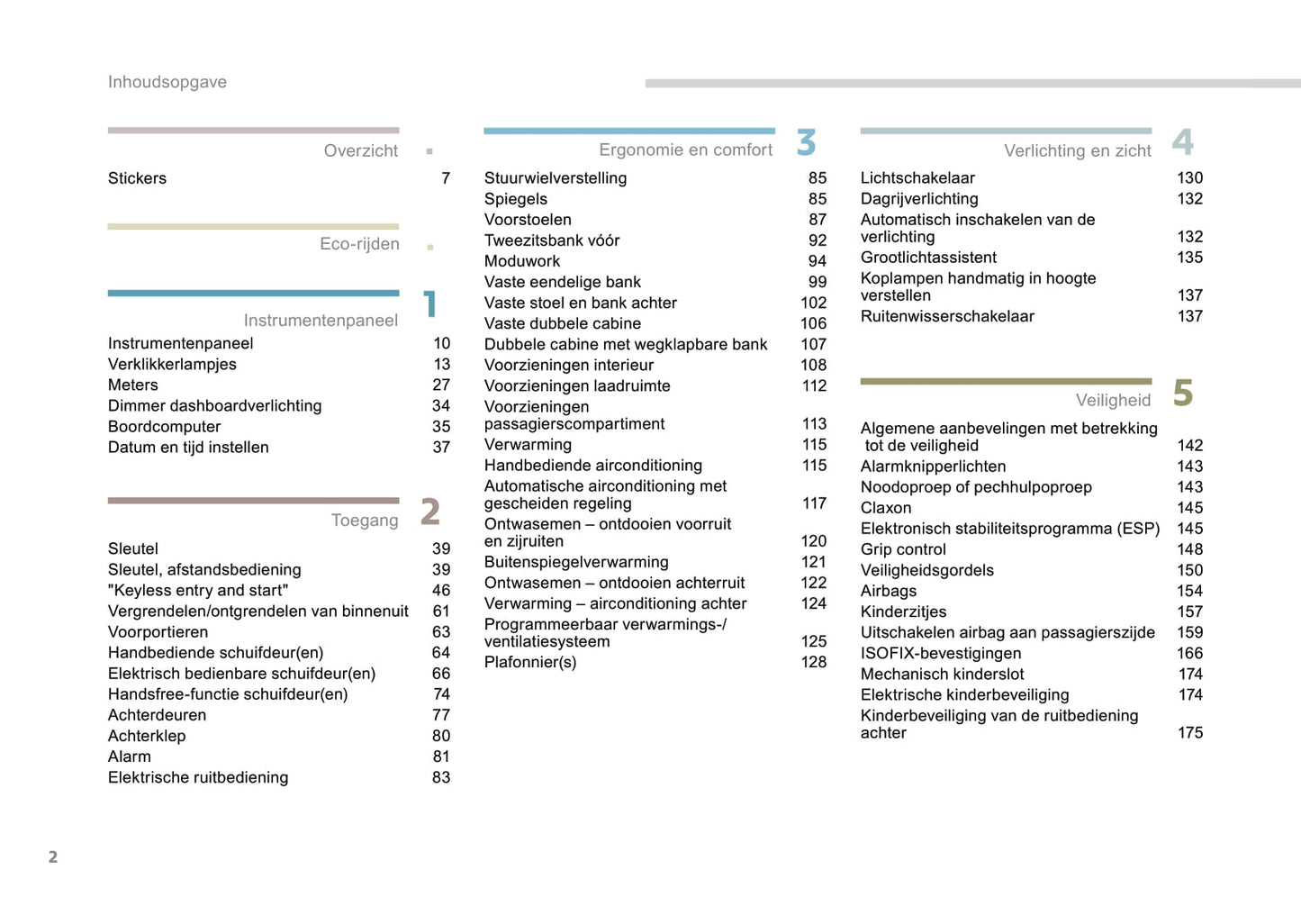 2017-2018 Peugeot Expert Bedienungsanleitung | Niederländisch