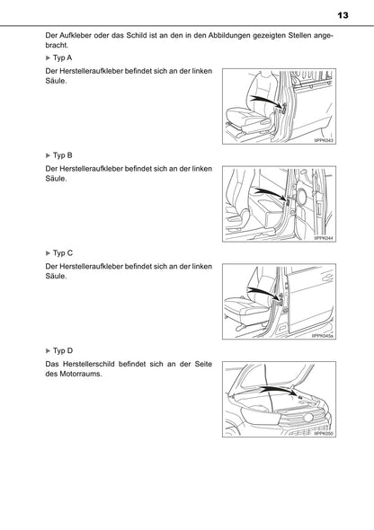 2019-2020 Toyota Hilux Owner's Manual | German