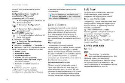 2020-2023 Peugeot 2008/e-2008 Owner's Manual | Italian