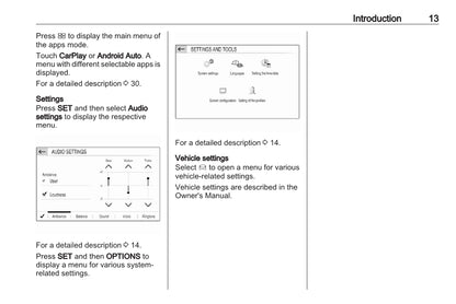 Opel Grandland X Owner's Infotainment Manual 2017 - 2021