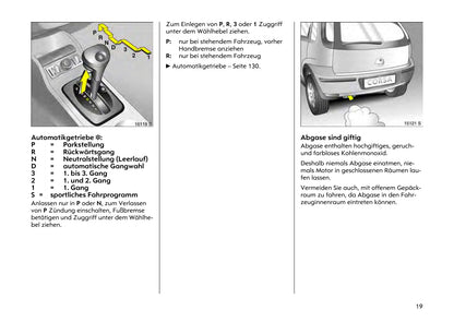 2003-2006 Opel Combo/Corsa Bedienungsanleitung | Deutsch
