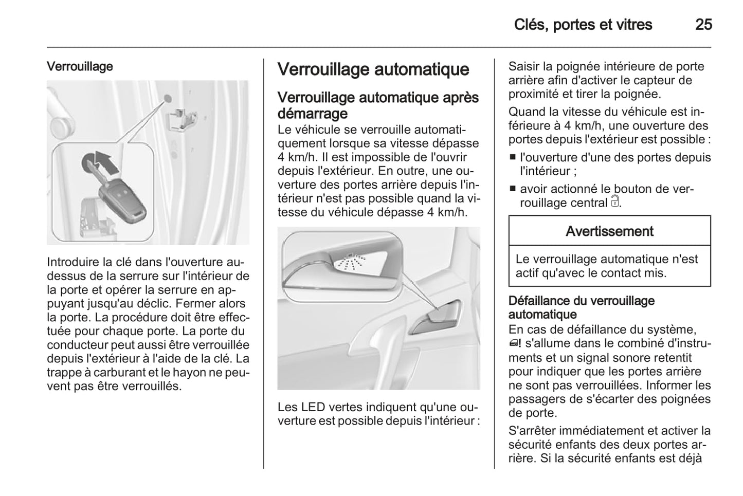 2012-2013 Opel Meriva Owner's Manual | French