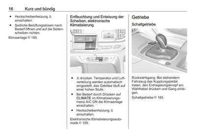 2017 Opel Insignia Owner's Manual | German