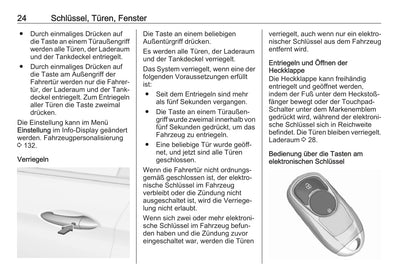 2017 Opel Insignia Owner's Manual | German