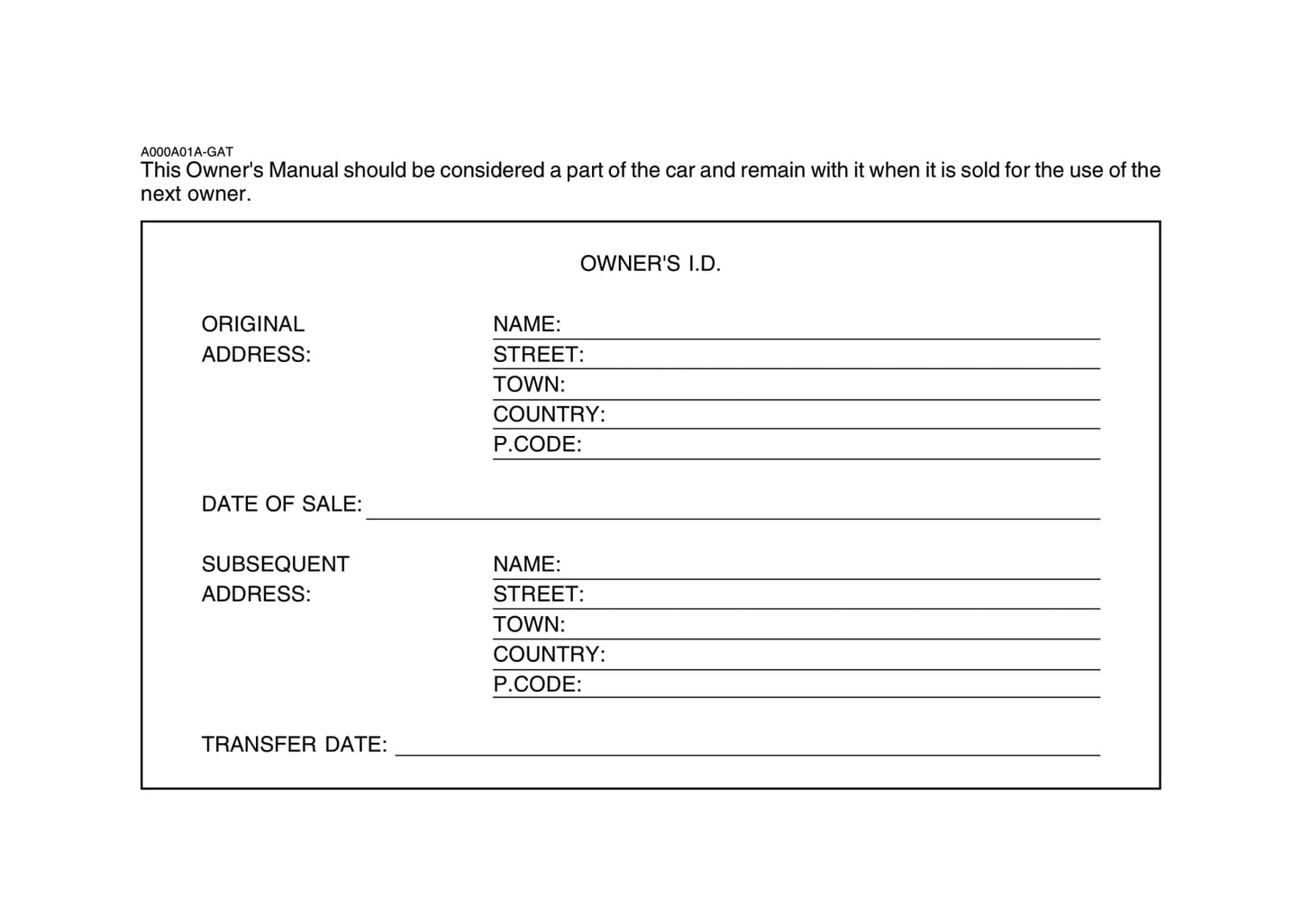 2006-2007 Hyundai Terracan Owner's Manual | English