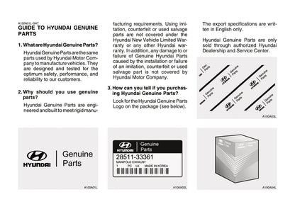 2006-2007 Hyundai Terracan Owner's Manual | English