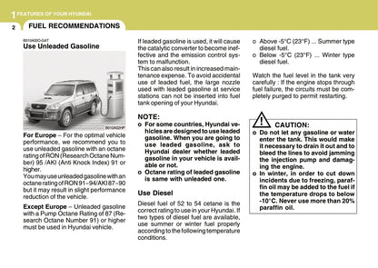 2006-2007 Hyundai Terracan Bedienungsanleitung | Englisch