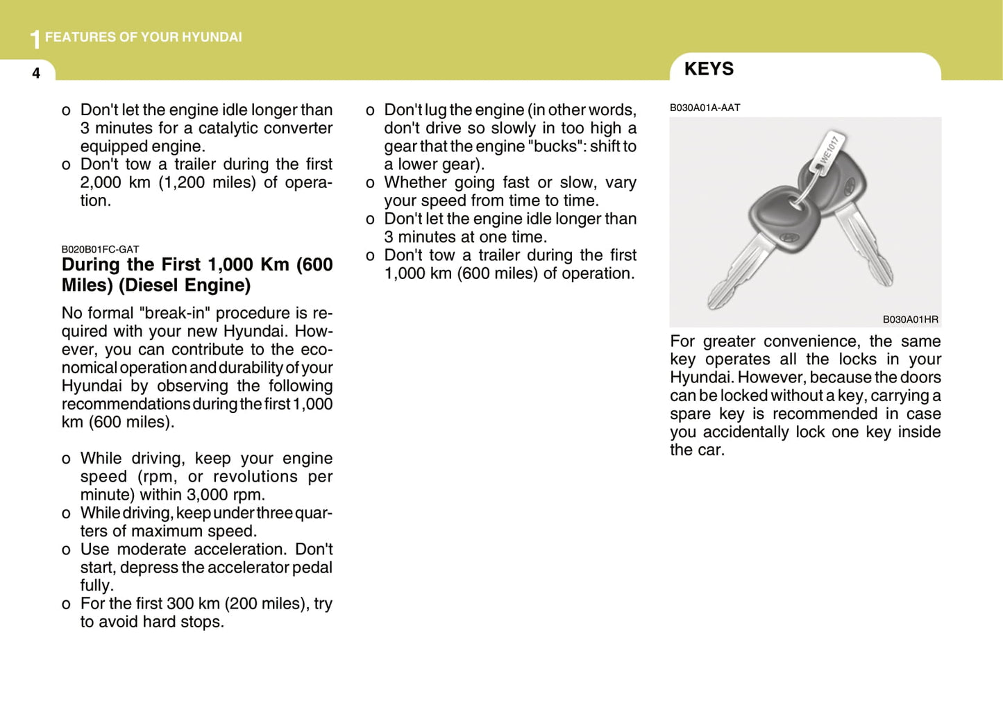 2006-2007 Hyundai Terracan Bedienungsanleitung | Englisch