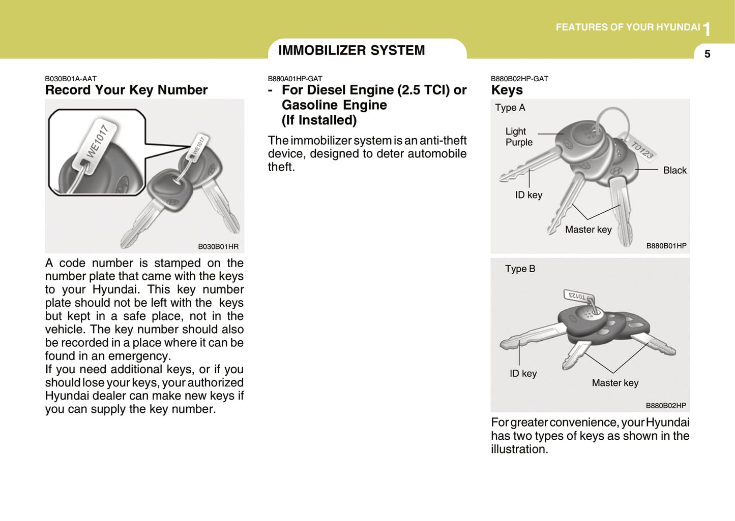 2006-2007 Hyundai Terracan Owner's Manual | English