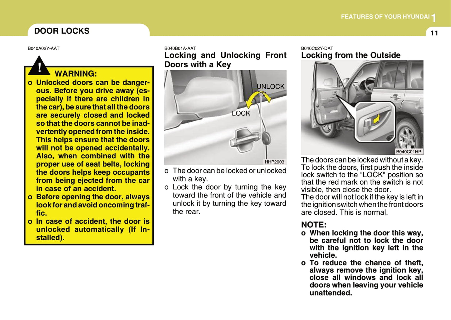 2006-2007 Hyundai Terracan Owner's Manual | English