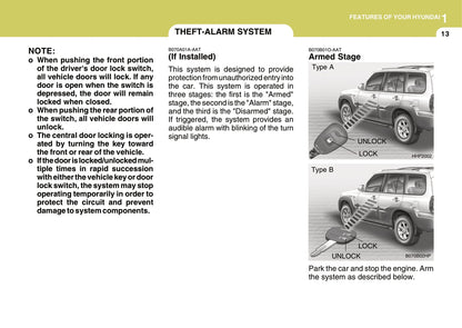 2006-2007 Hyundai Terracan Bedienungsanleitung | Englisch