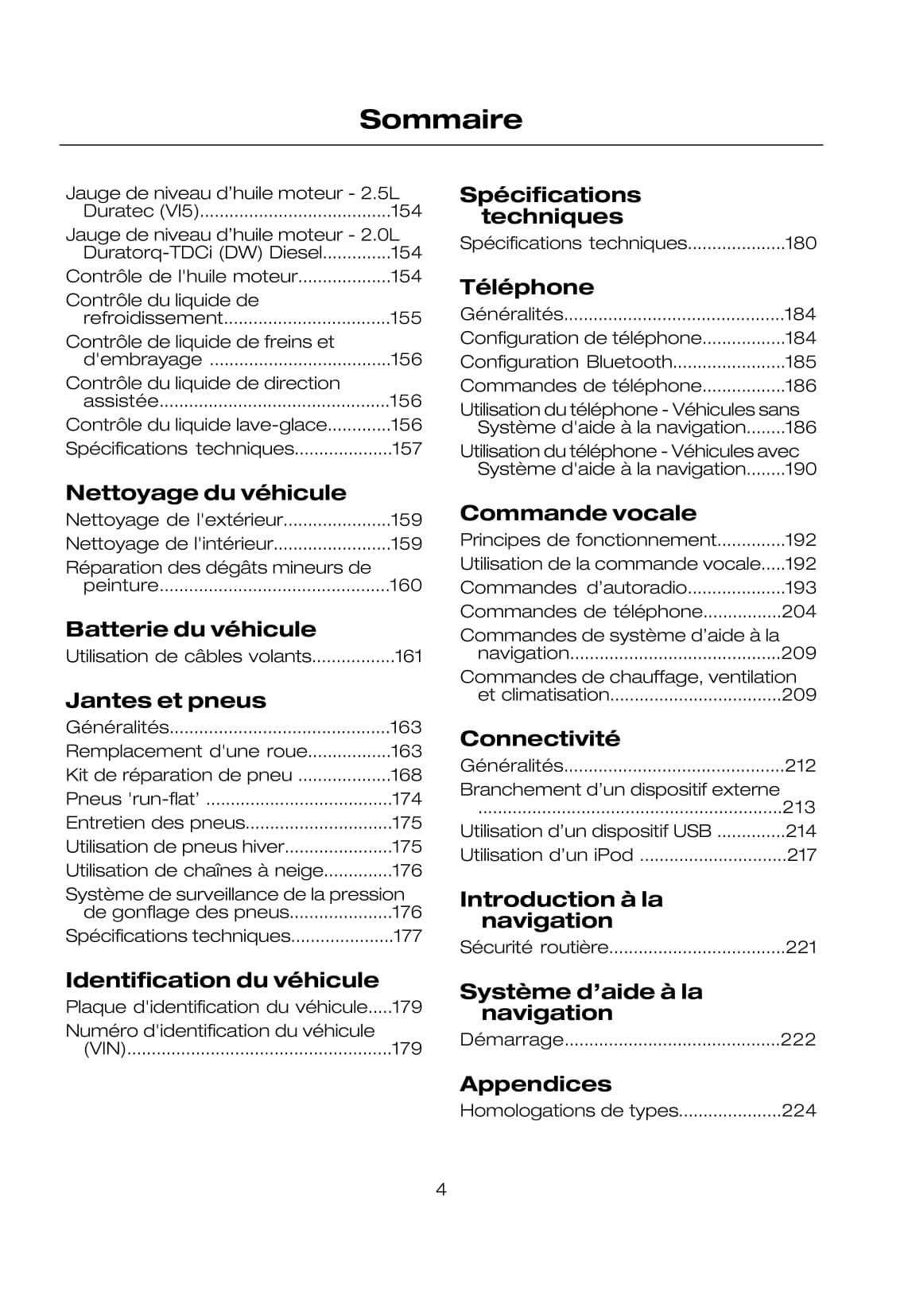 2008-2009 Ford Kuga Bedienungsanleitung | Französisch