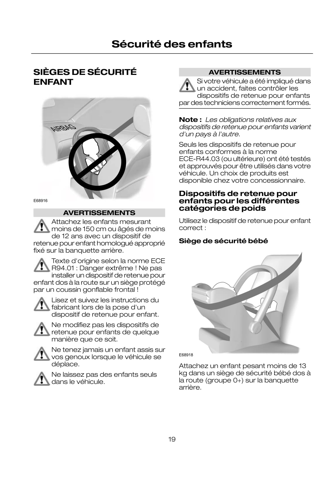 2008-2009 Ford Kuga Owner's Manual | French