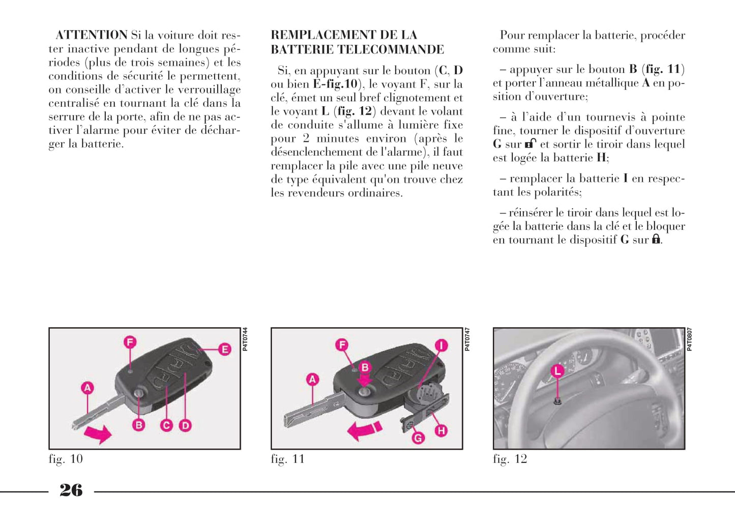 2001-2005 Lancia Lybra Bedienungsanleitung | Französisch