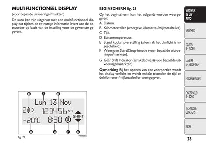 2010-2011 Fiat Punto Evo Bedienungsanleitung | Niederländisch