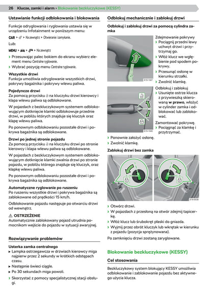 2020 Skoda Octavia Owner's Manual | Polish