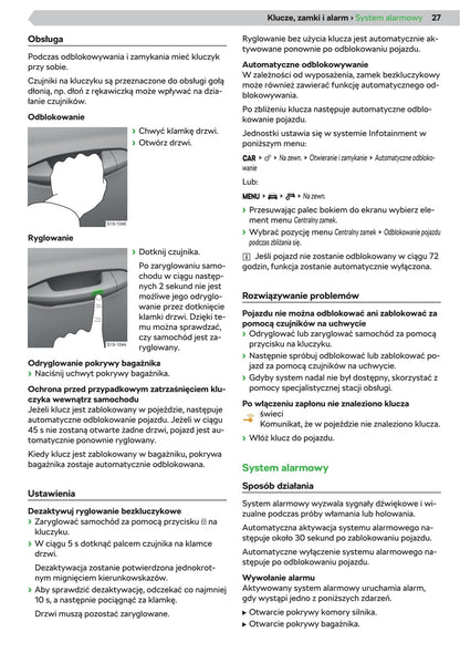 2020 Skoda Octavia Owner's Manual | Polish