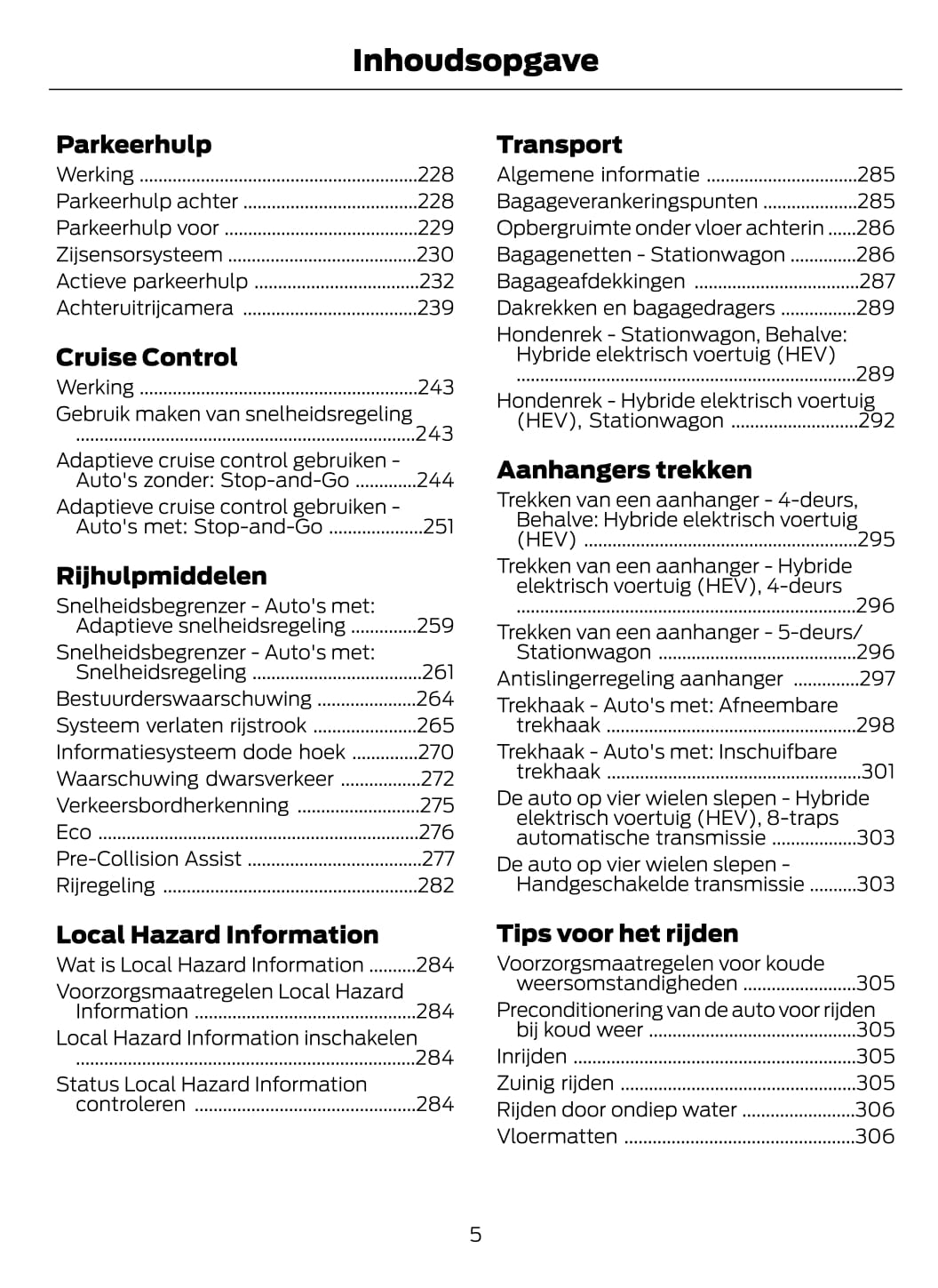 2021-2022 Ford Mondeo / Mondeo Hybrid Bedienungsanleitung | Niederländisch