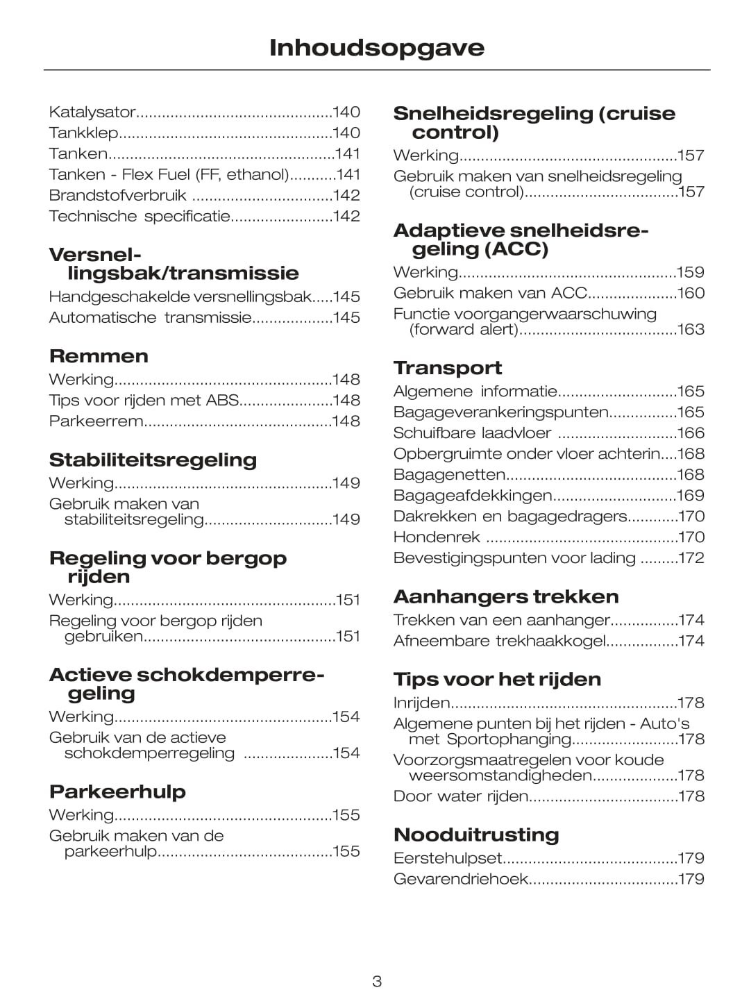 2009-2010 Ford Mondeo Owner's Manual | Dutch