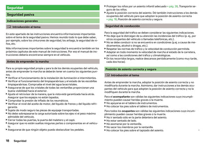 2018-2019 Skoda Rapid Spaceback Owner's Manual | Spanish