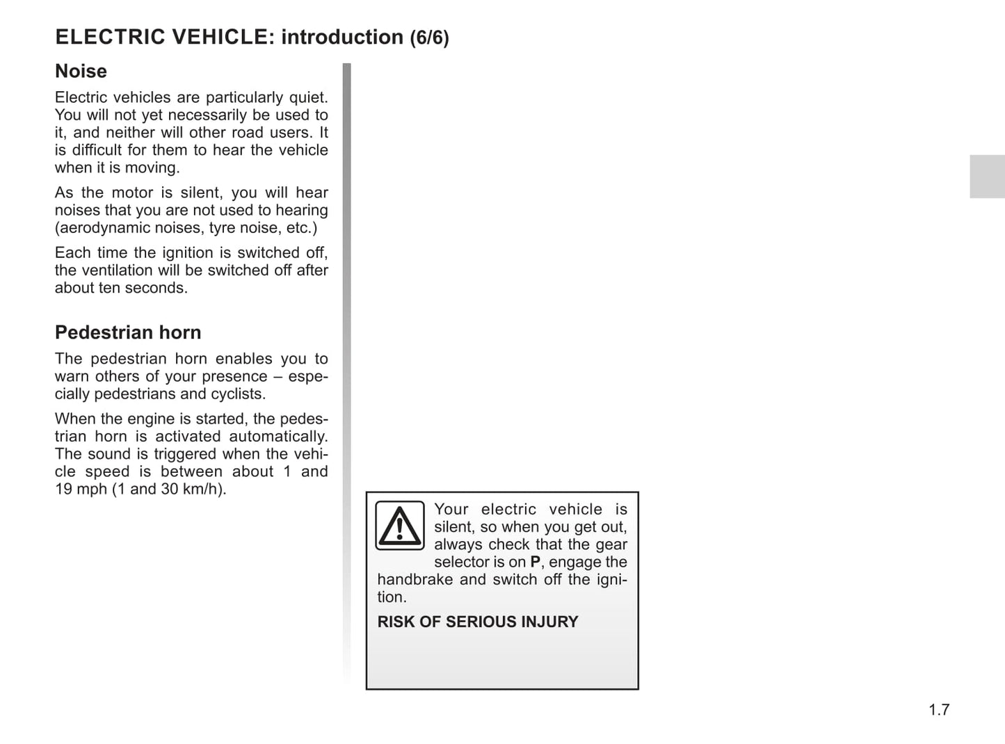 2020-2021 Renault Kangoo Z.E. Bedienungsanleitung | Englisch