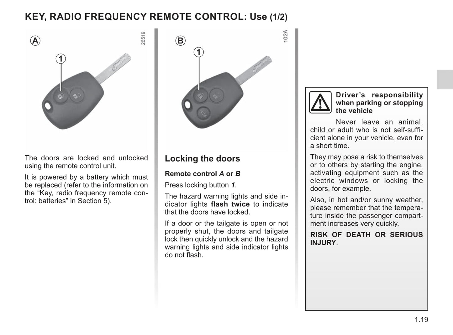 2020-2021 Renault Kangoo Z.E. Owner's Manual | English