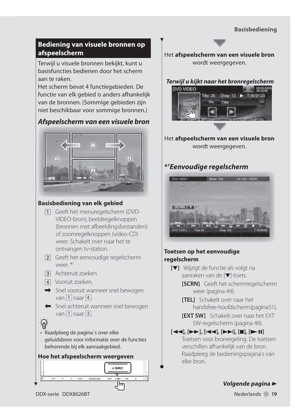 Kenwood DNX & DDX Serie Handleiding 2012