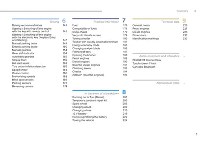 2017-2018 Peugeot 508 Owner's Manual | English