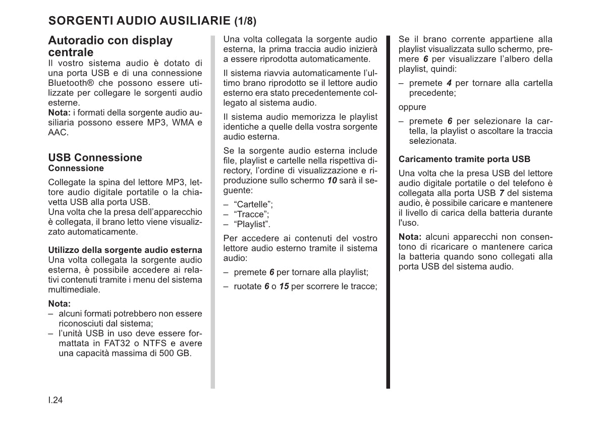 Renault Radio Connect R&Go Libretto D'istruzioni  2022