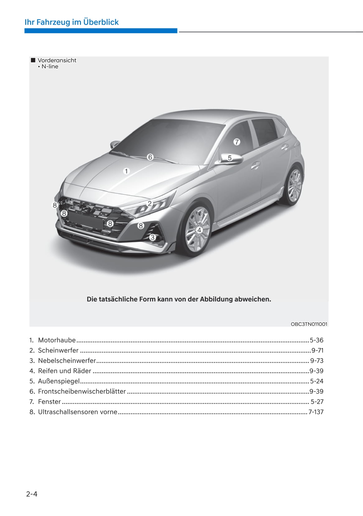 2021-2022 Hyundai i20/Bayon Bedienungsanleitung | Deutsch