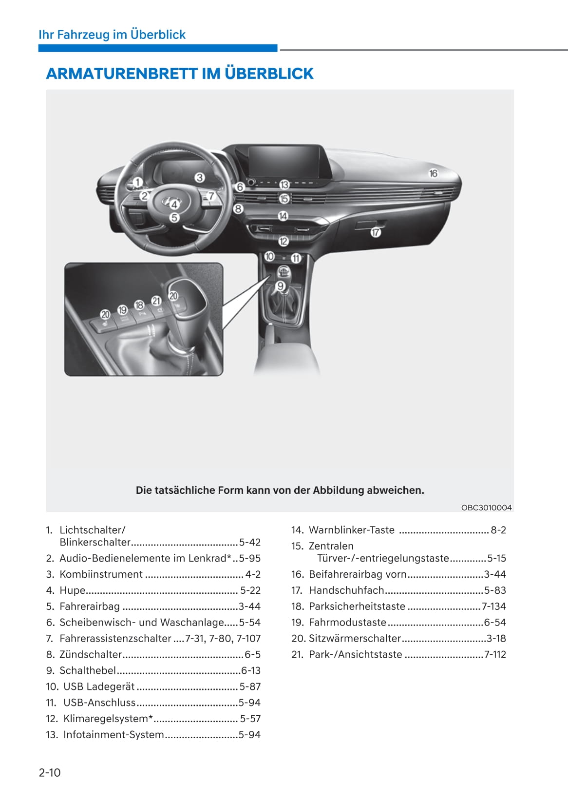 2021-2022 Hyundai i20/i20 N-Line/Bayon Owner's Manual | German