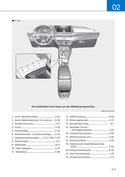 2021-2022 Hyundai i20/Bayon Owner's Manual | German