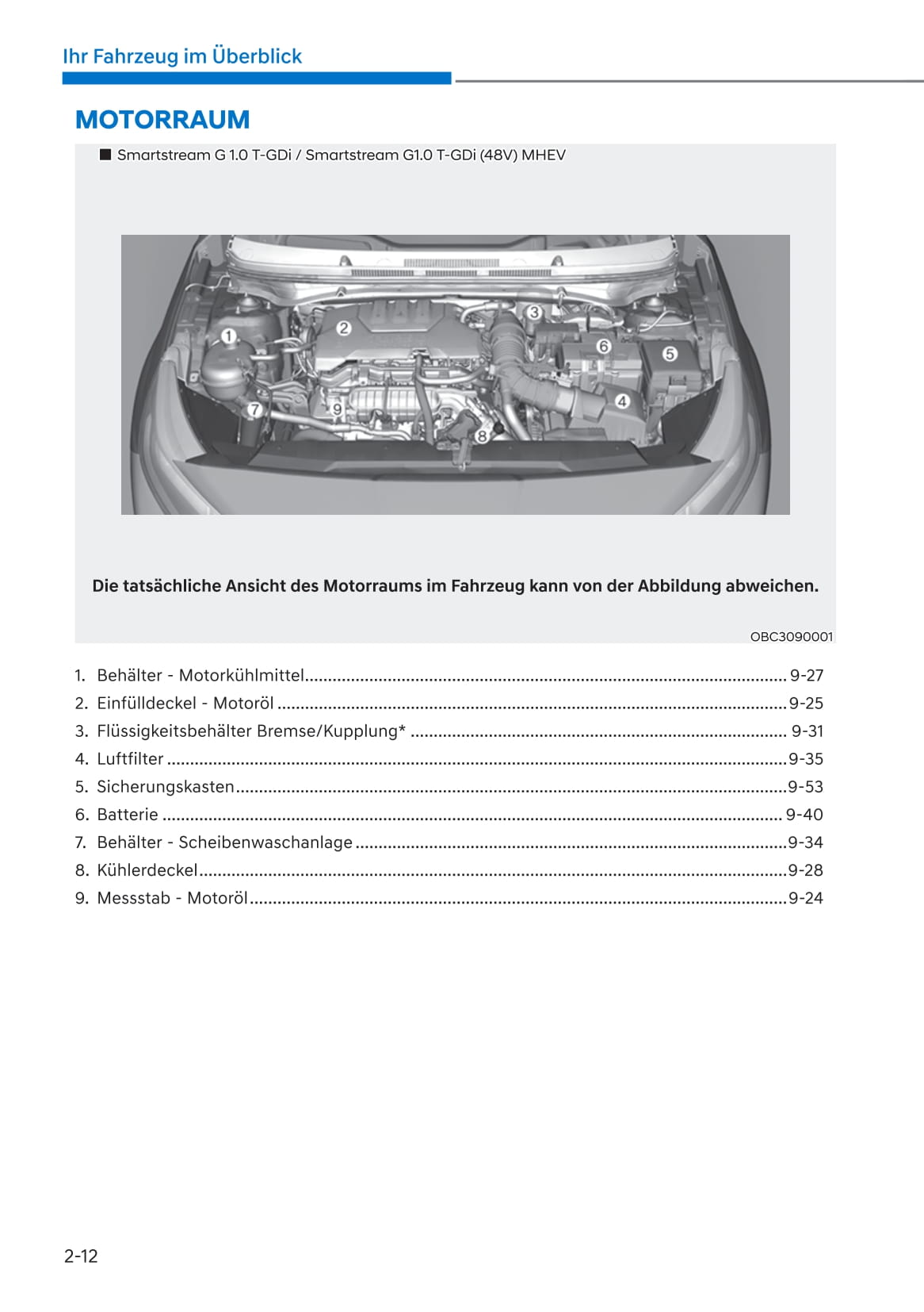 2021-2022 Hyundai i20/Bayon Owner's Manual | German