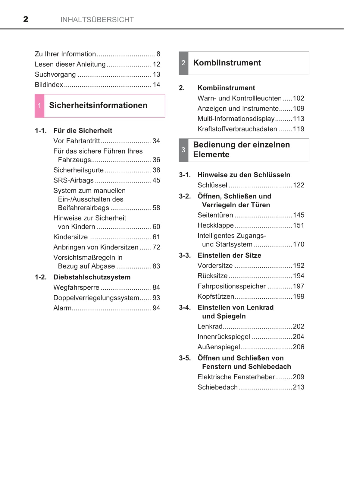 2016-2017 Toyota RAV4 Owner's Manual | German