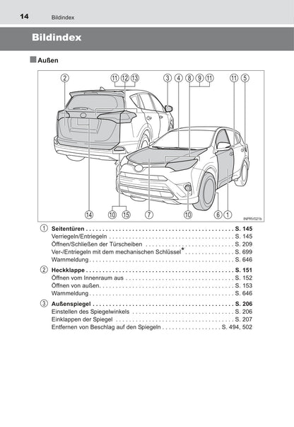 2016-2017 Toyota RAV4 Owner's Manual | German