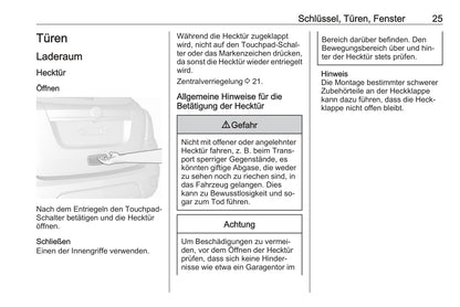 2016 Opel Mokka Owner's Manual | German