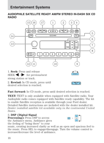 2005 Ford Thunderbird Bedienungsanleitung | Englisch