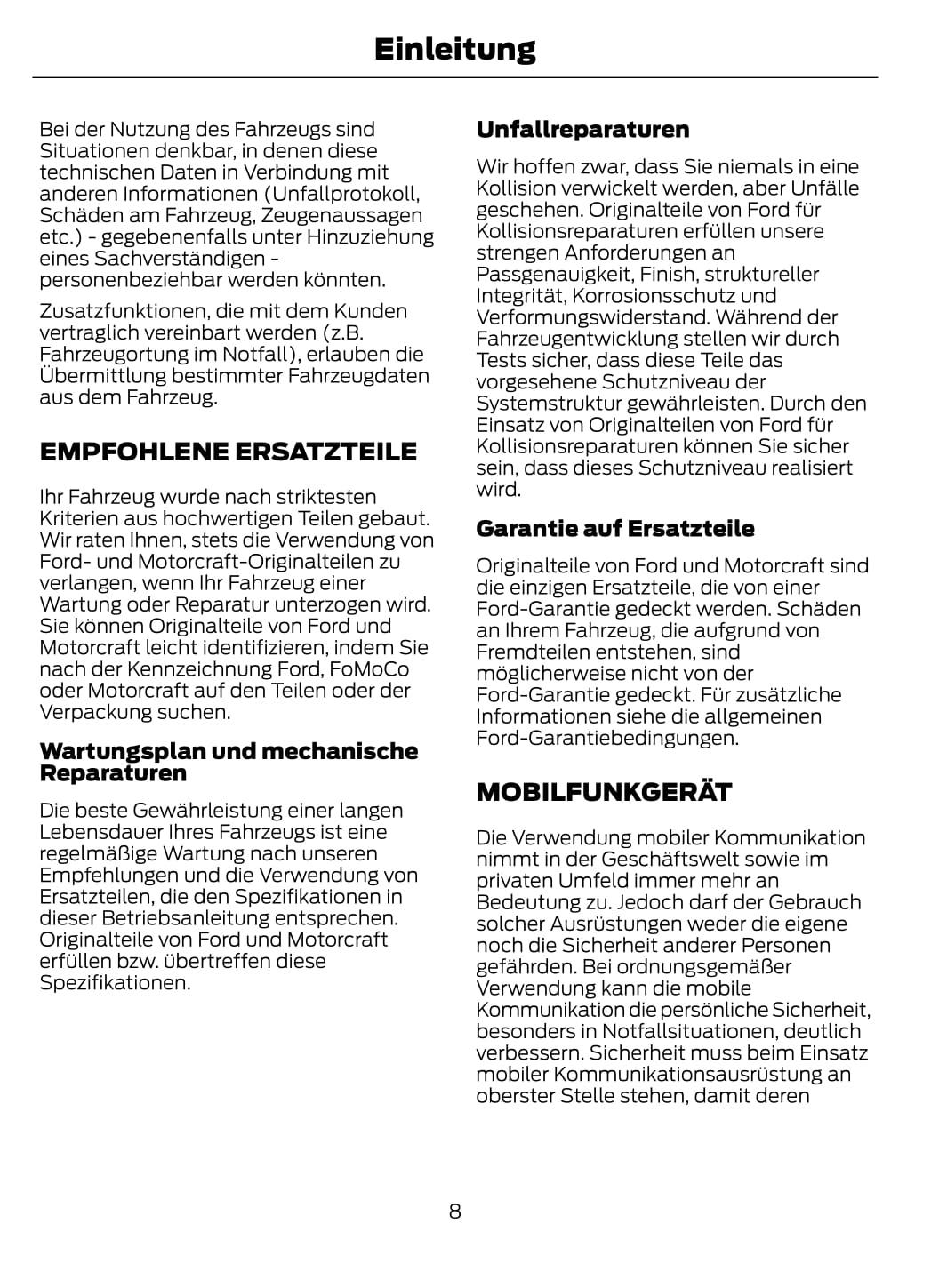 2012-2014 Ford Kuga Bedienungsanleitung | Deutsch