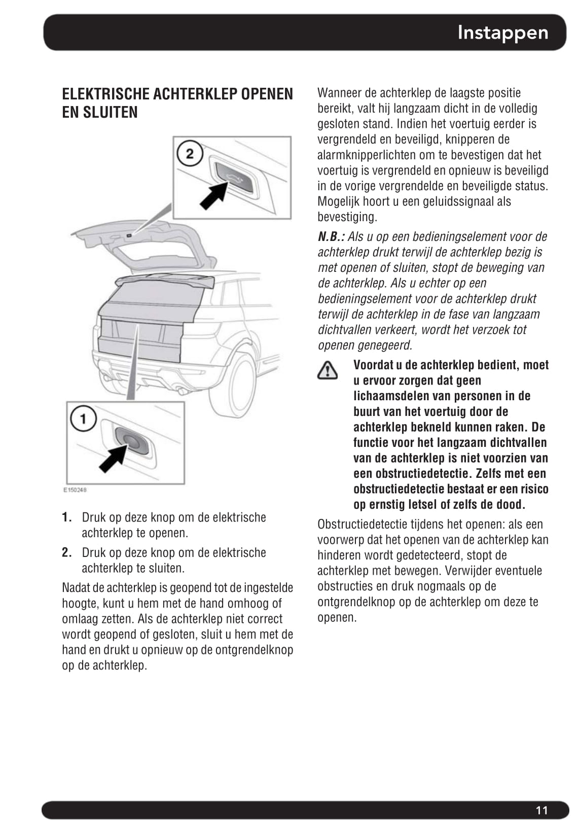 2013-2018 Land Rover Range Rover Evoque Bedienungsanleitung | Niederländisch