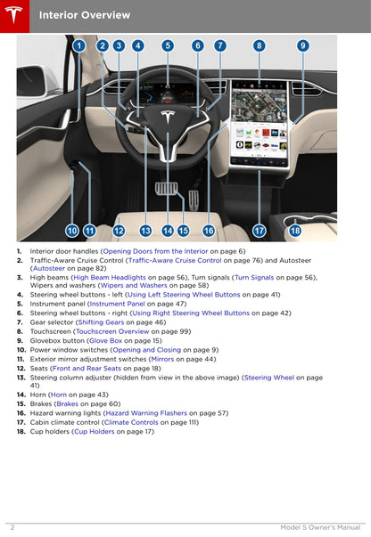 2016-2019 Tesla Model S Owner's Manual | English