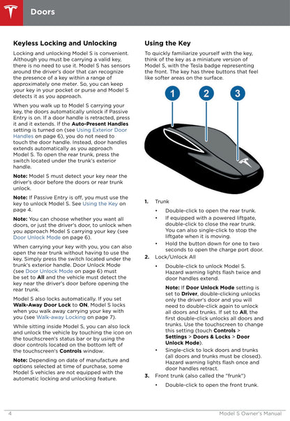 2016-2019 Tesla Model S Owner's Manual | English