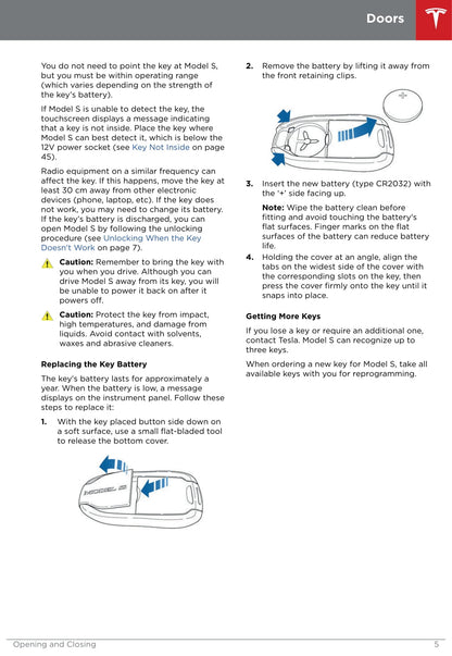 2016-2019 Tesla Model S Owner's Manual | English