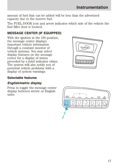 2001 Ford Explorer Owner's Manual | English