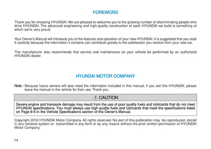 2016-2017 Hyundai Creta Owner's Manual | English