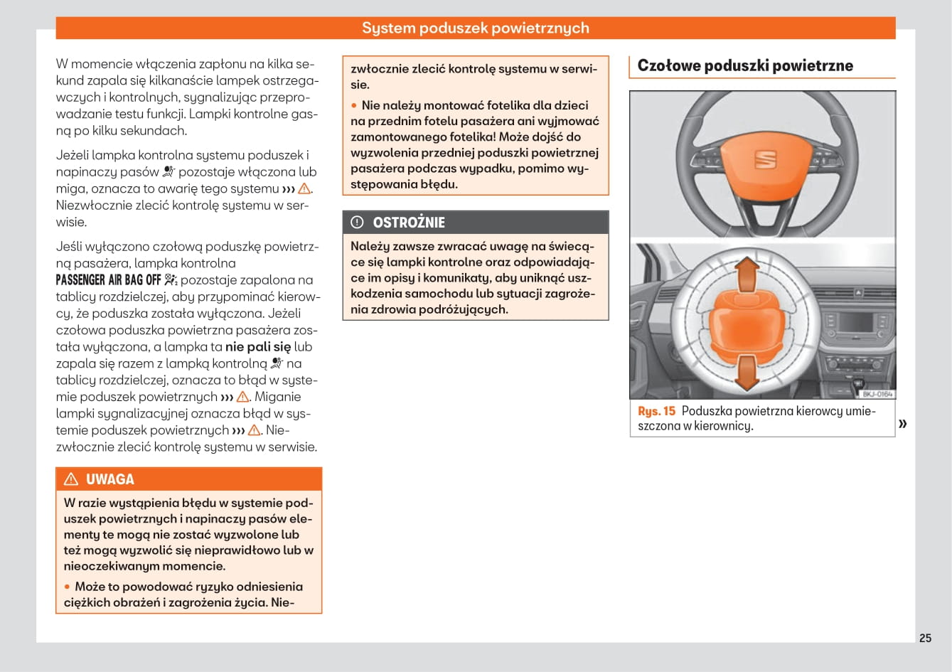 2017-2020 Seat Arona Bedienungsanleitung | Polnisch