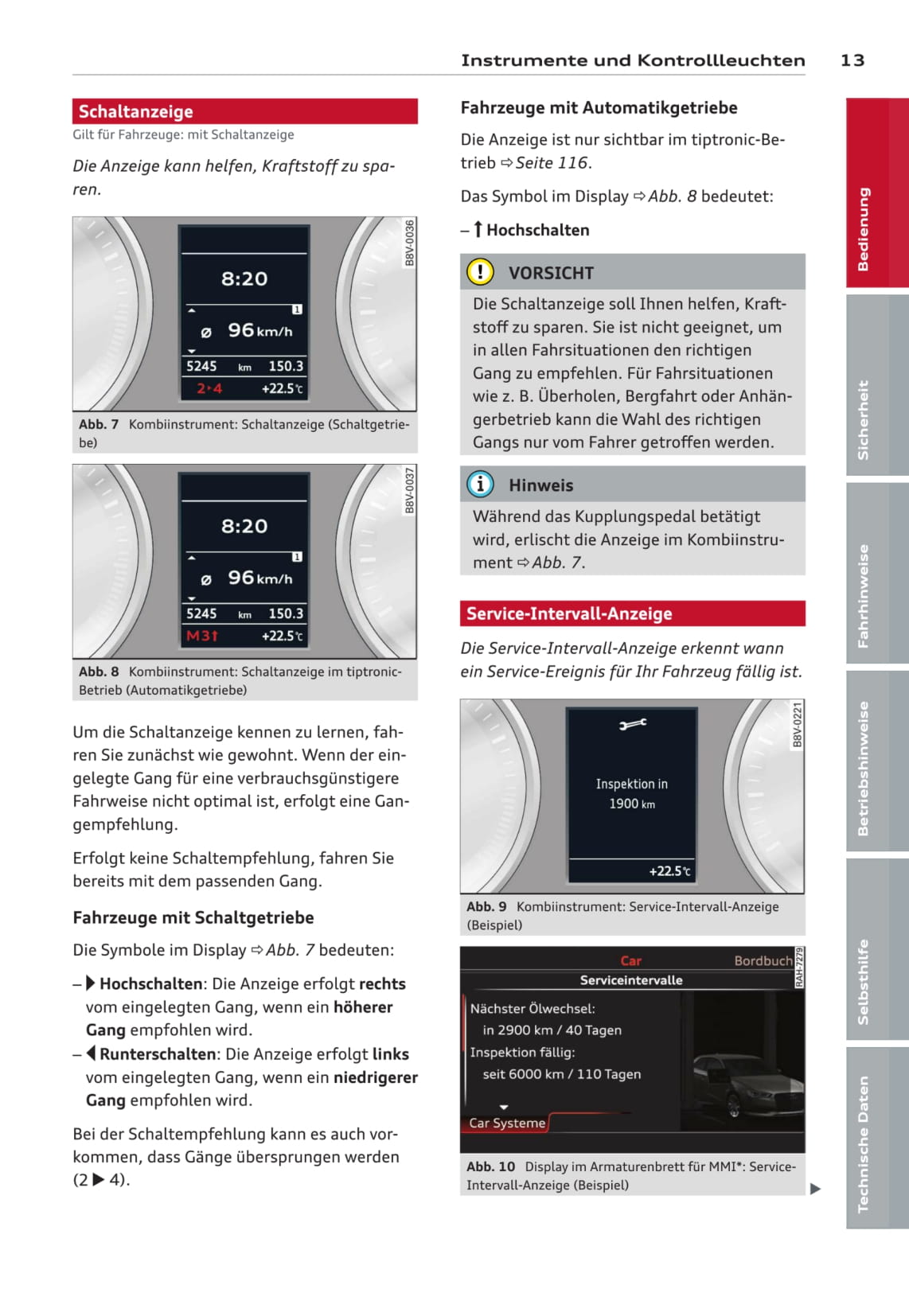 2013-2016 Audi A3/S3 Bedienungsanleitung | Deutsch